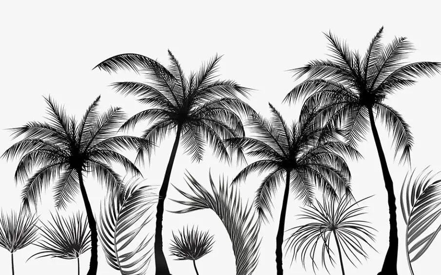 Lisslune | Peaceful Tropical Oasis 3D Wall Mural - Custom Sizes Available