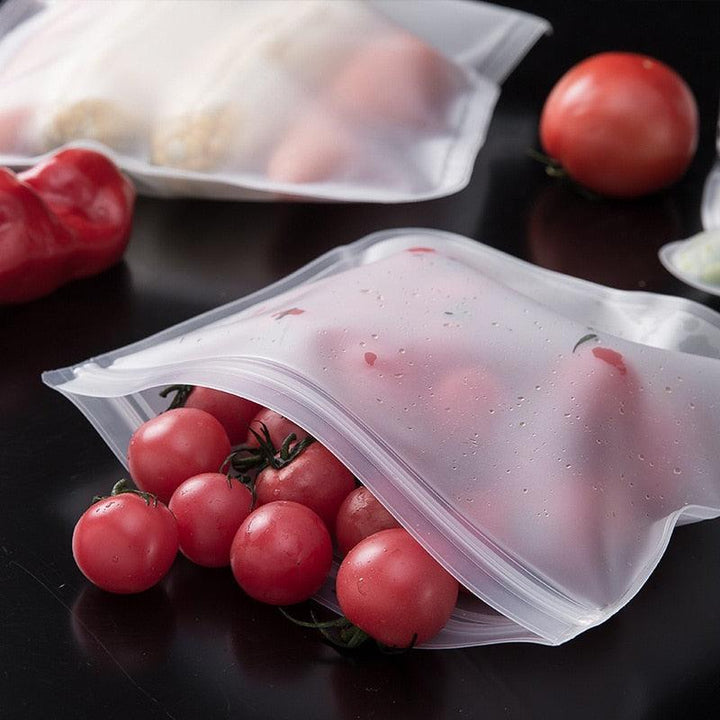 Lisslune | Eco-friendly silicone food storage bags - Keep your food effortlessly fresh