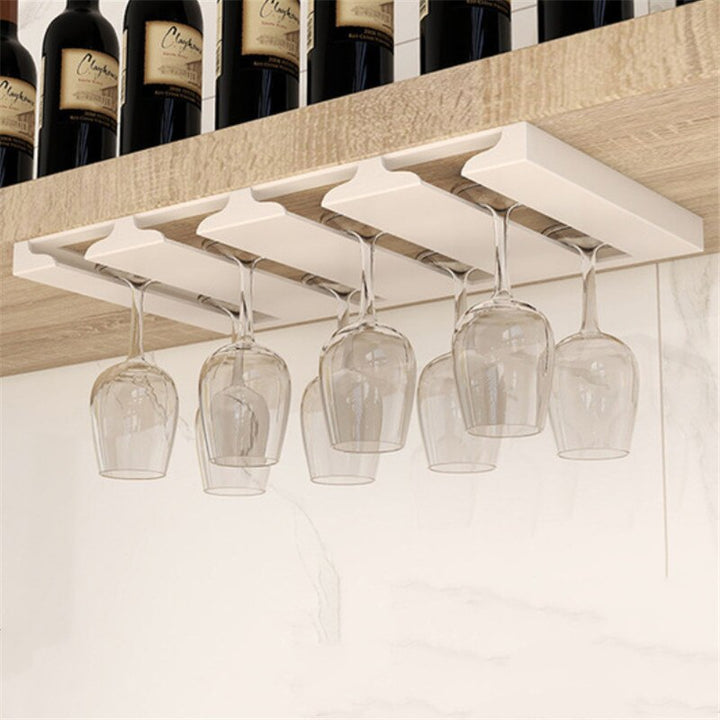 Lisslune | Under Cabinet Glass Organizer Rack