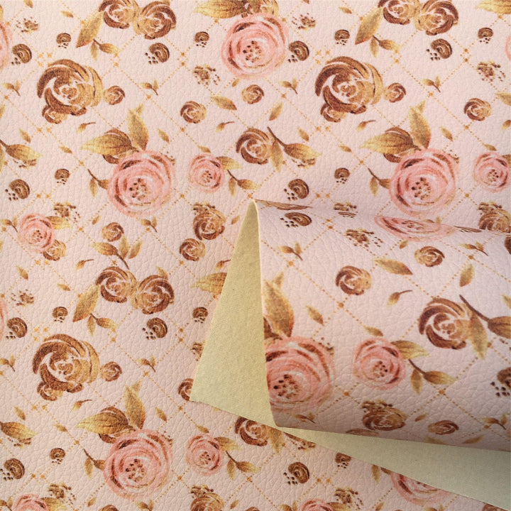Lisslune | Colorful Lychee Synthetic Leather Craft Kit - Vibrant DIY Fabric Collection
