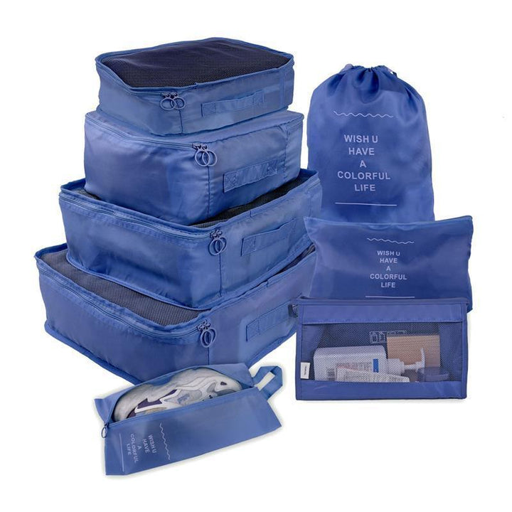 Lisslune | Travel Smart: versatile 8/6/1-piece organizer set for effortless packing