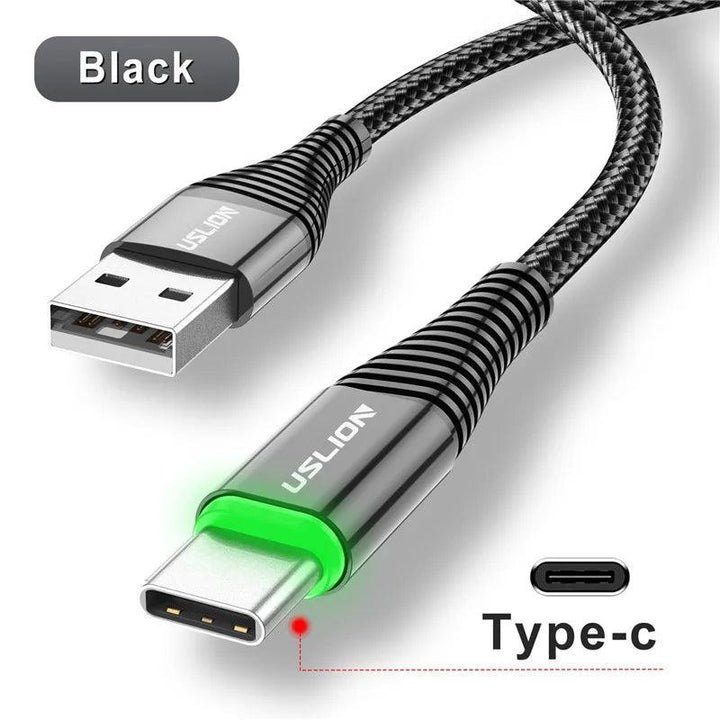 Lisslune | Lightning Speed 5A LED Micro USB Charging Cable - Stylish Data Synchronization with Illuminated Features
