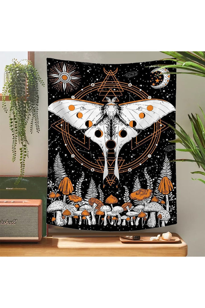 Lisslune | Moth Art Tapestry