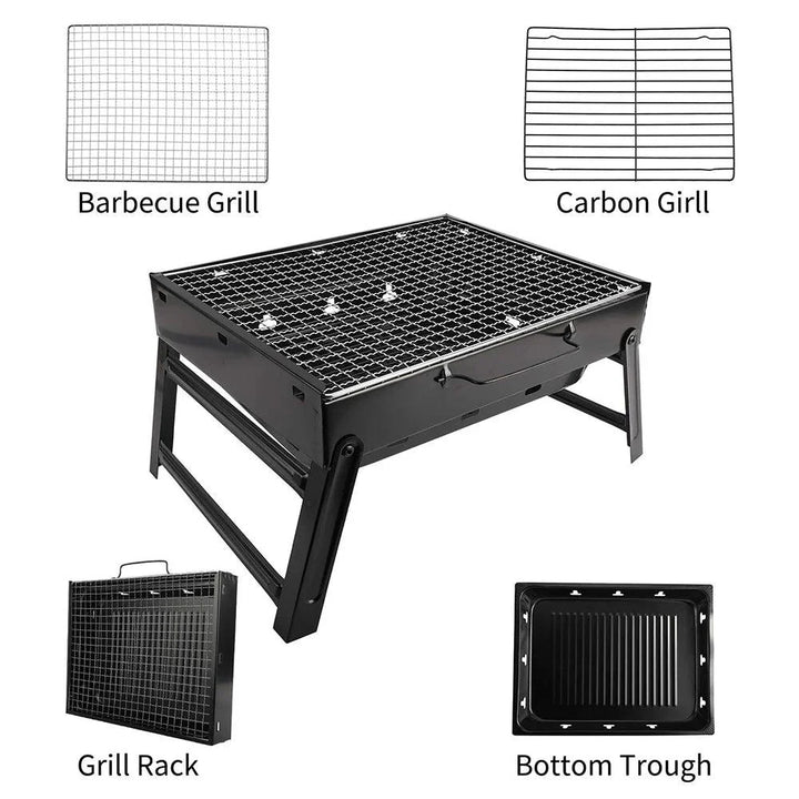 Lisslune | Compact Travel BBQ Grill for Outdoor Cooking Adventures