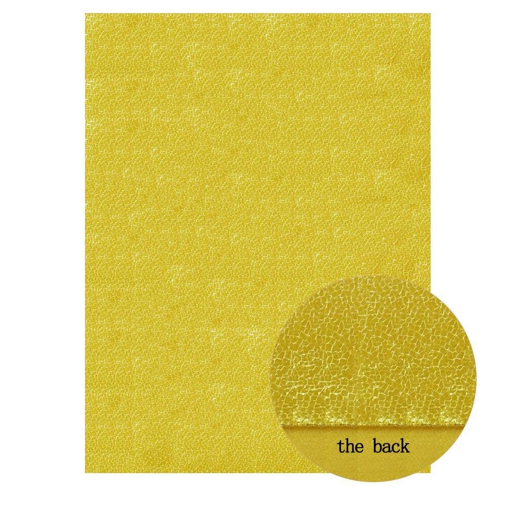 Lisslune | Luxurious Golden PU Leather Craft Sheets - Add a Touch of Luxury to Your DIY Projects!