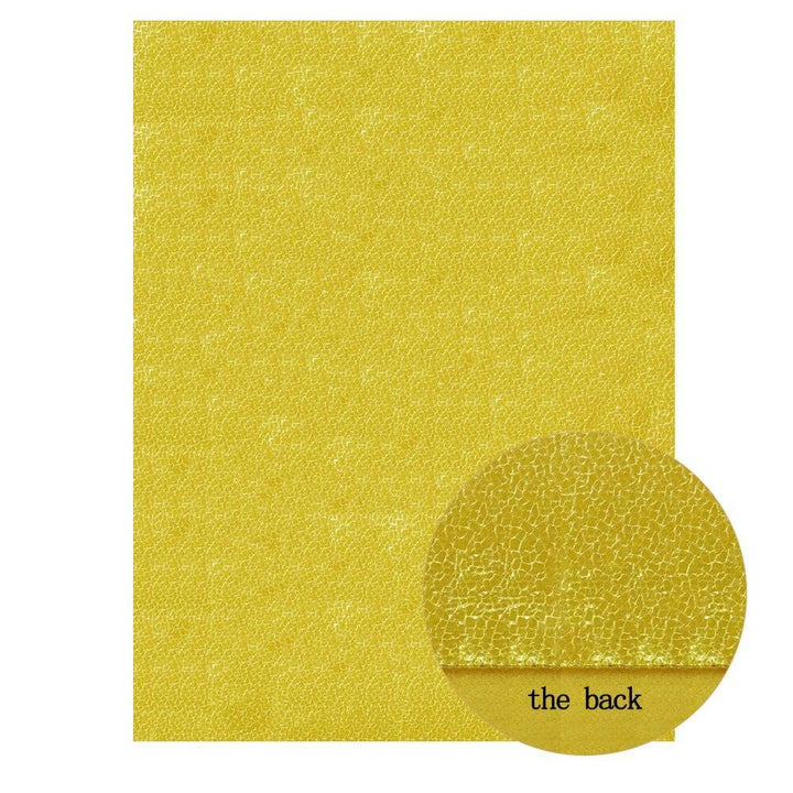 Lisslune | Luxurious Golden PU Leather Craft Sheets - Add a Touch of Luxury to Your DIY Projects!