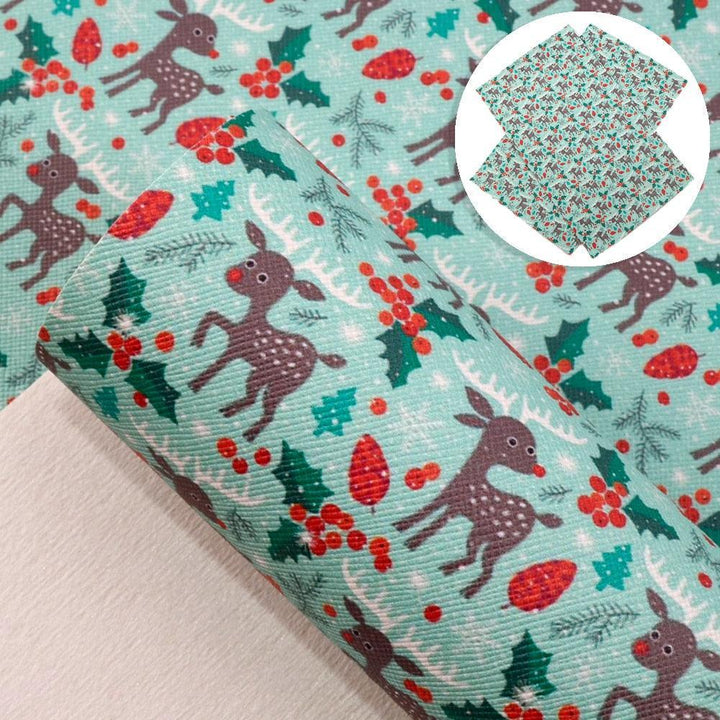 Lisslune | Festive Leather Craft Kit: DIY Earrings and Bows Set