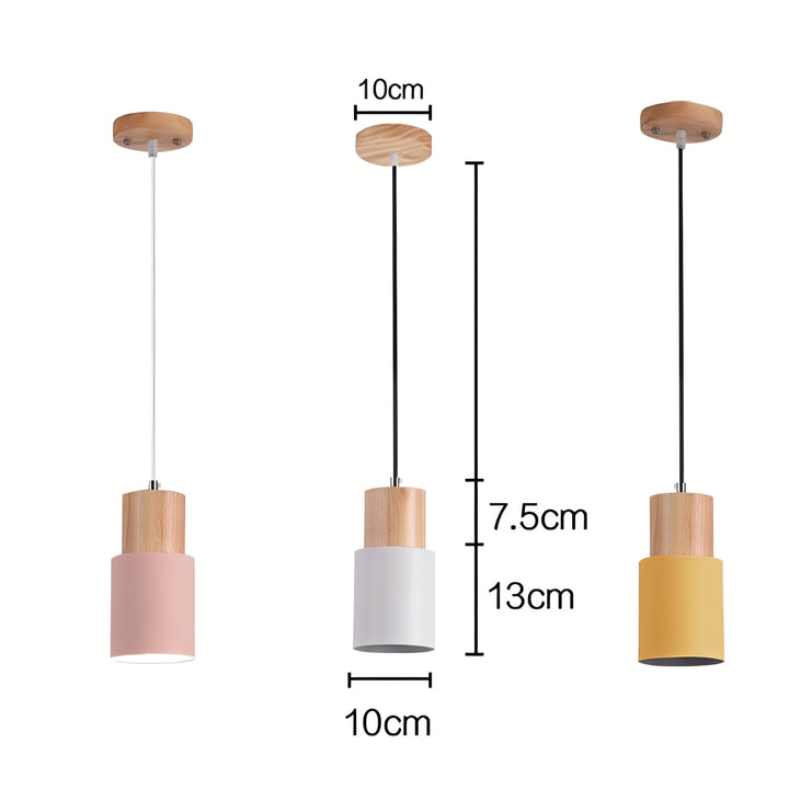 Lisslune | Jaziel - Round Wood Nordic Hanging Pendant Lamp
