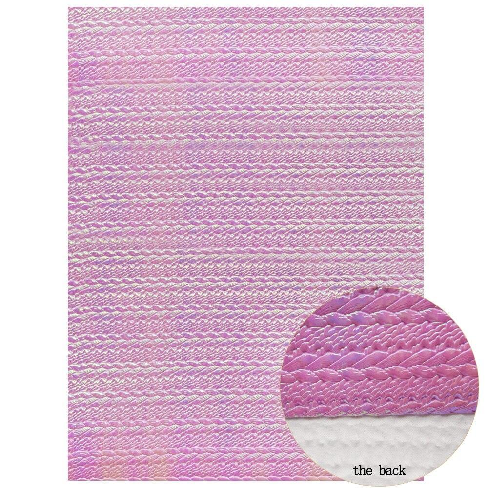 Lisslune | Glamorous Pink Glitter Synthetic Leather Craft Sheets - Perfect for Impressive Projects