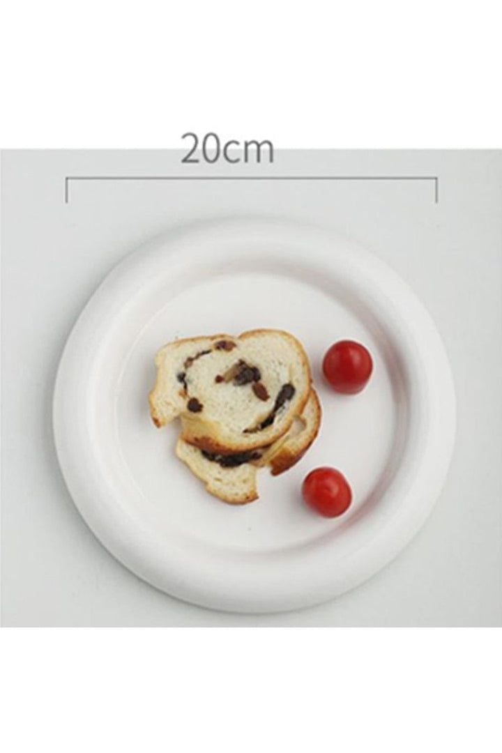 Lisslune | White ceramic plate