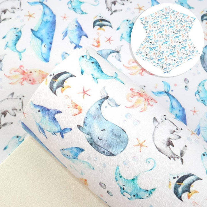 Lisslune | Dinosaur Delight Synthetic Leather Craft Kit for Creative DIY Projects
