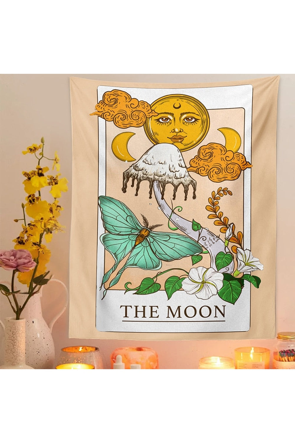 Lisslune | Mushroom Psychedelic Tapestry