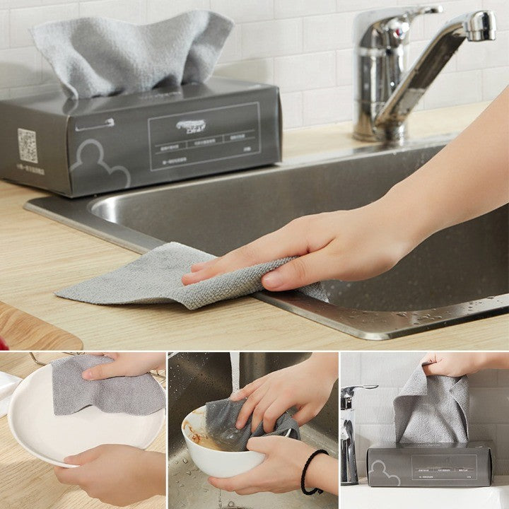 Lisslune | Microfiber Disposable Easy Wipe Cleaning Towel