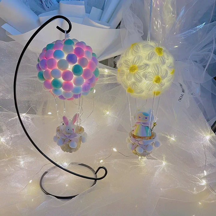 Lisslune | DIY Hot Air Balloon-shaped Flying Animals Night Lamp