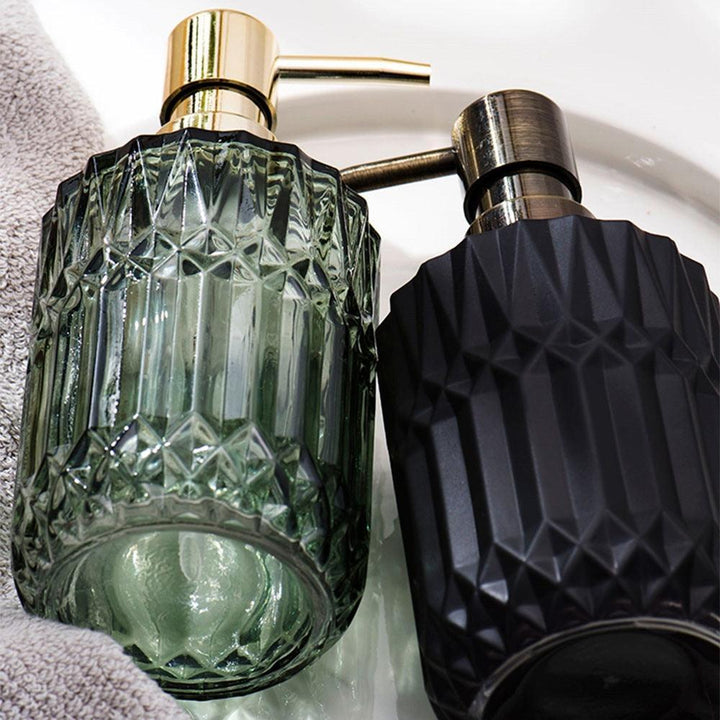 Lisslune | Chic Minimalist Glass Soap Dispenser - Elevate Your Bathroom Style