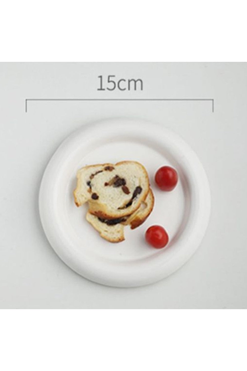 Lisslune | White ceramic plate