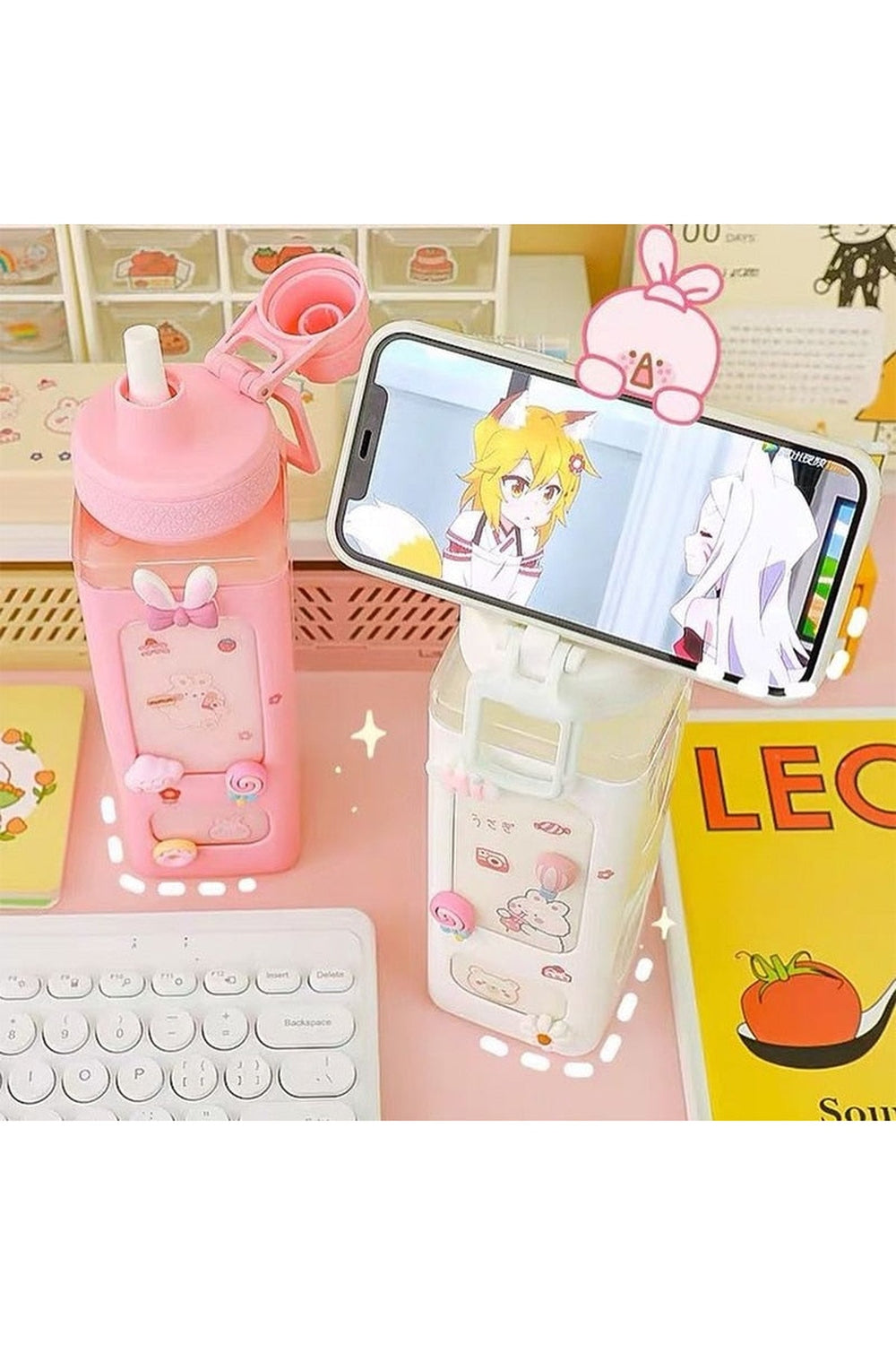 Lisslune | Design Square Water Bottle
