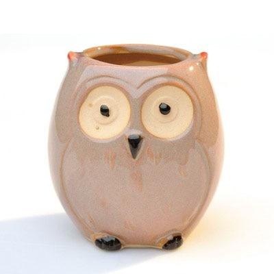 Lisslune | Cartoon Animal Motif Ceramic Flower Pot for Succulents