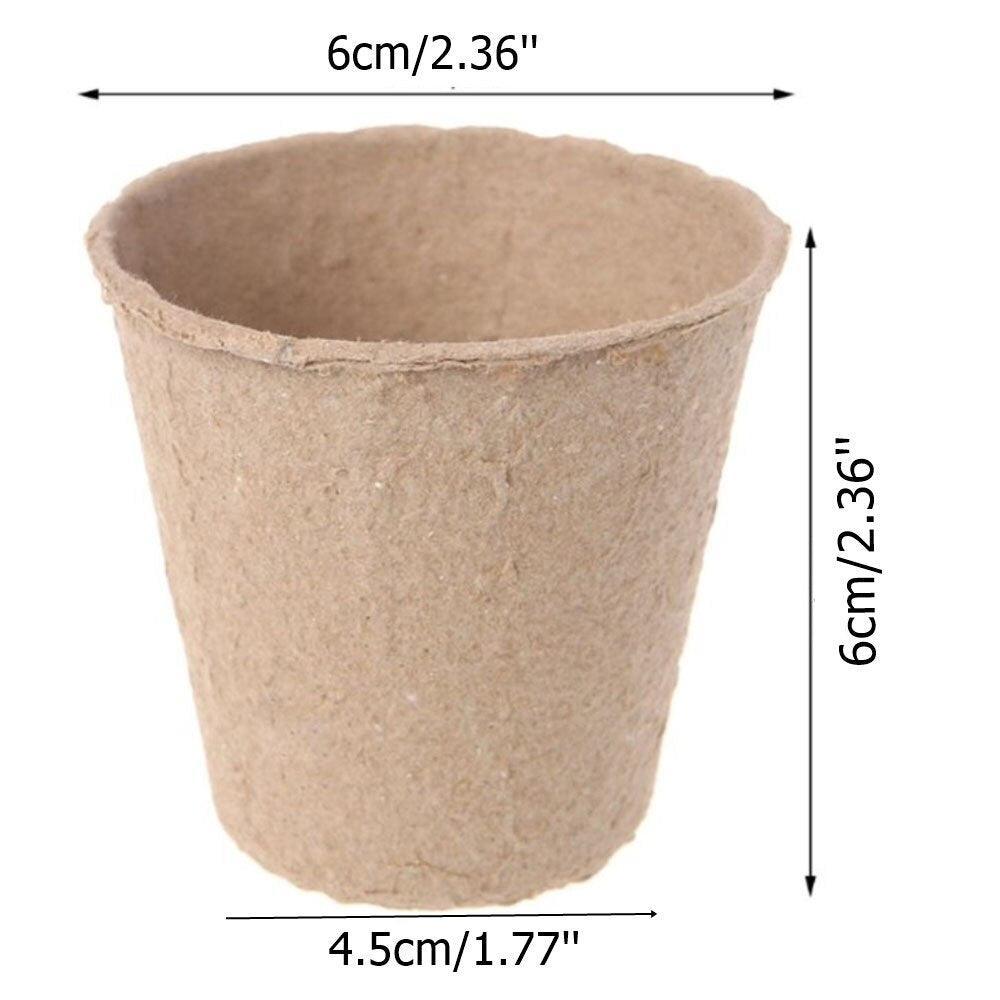 Lisslune | Biodegradable peat plant pots: Grow your garden with eco-friendly style