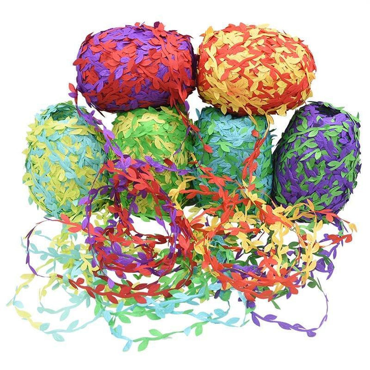 Lisslune | Nature-inspired green ivy vine ribbon: Elevate your craft and your decor with a touch of elegance