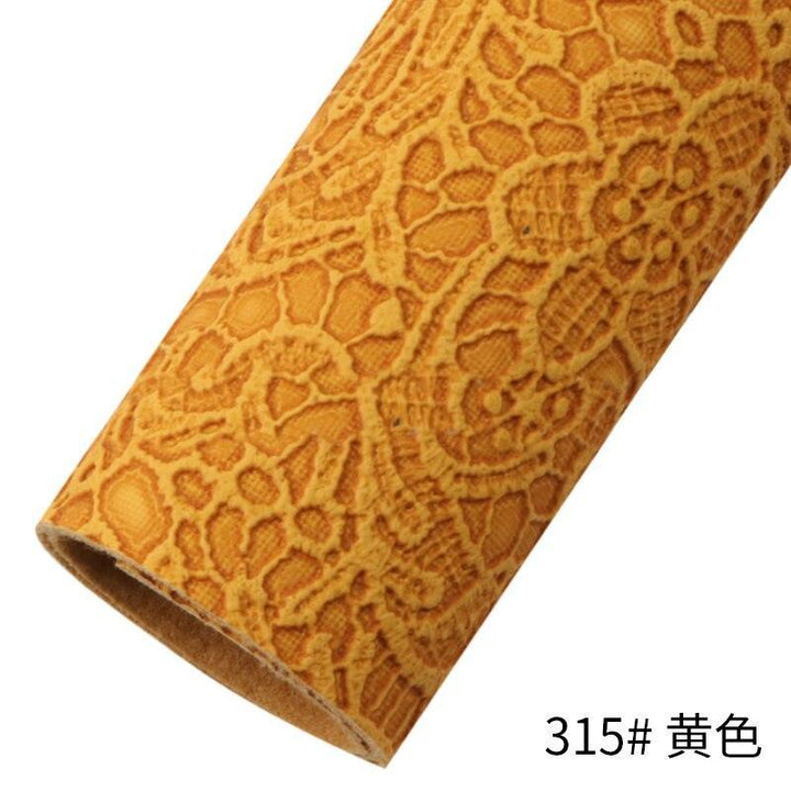Lisslune | Luxurious textured synthetic leather craft board - Premium vinyl for DIY creations