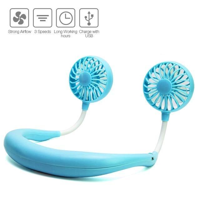 Lisslune | Rechargeable USB Neck Fan