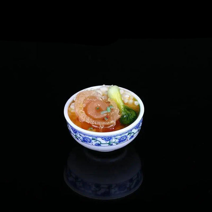 Lisslune | Enchanting Mini Chinese Cuisine Bowl Playset - Cute Decorative Items for Children and Home