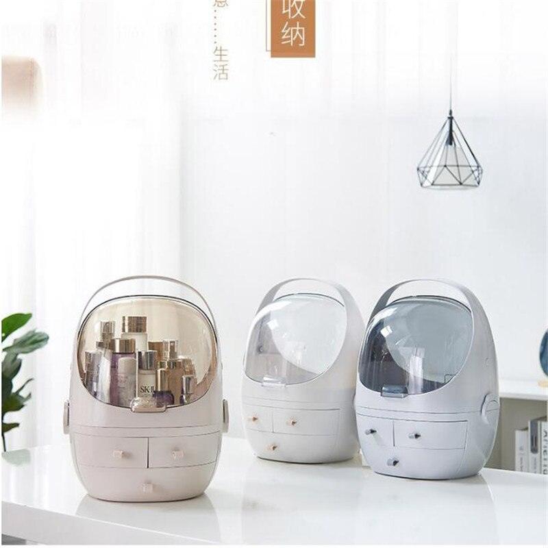 Lisslune | Compact Transparent Makeup Organizer: The Ultimate Beauty Storage Solution for On the Go