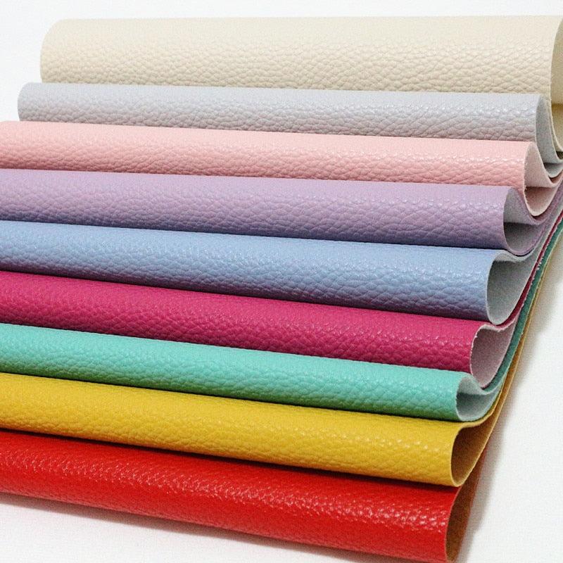 Lisslune | Elegant Lychee Pattern Vegan Leather Craft Sheet - A4 Size for Creative Projects