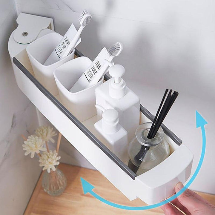 Lisslune | 360° Rotating Wall-Mounted Storage Organizer for Effortless Space Management