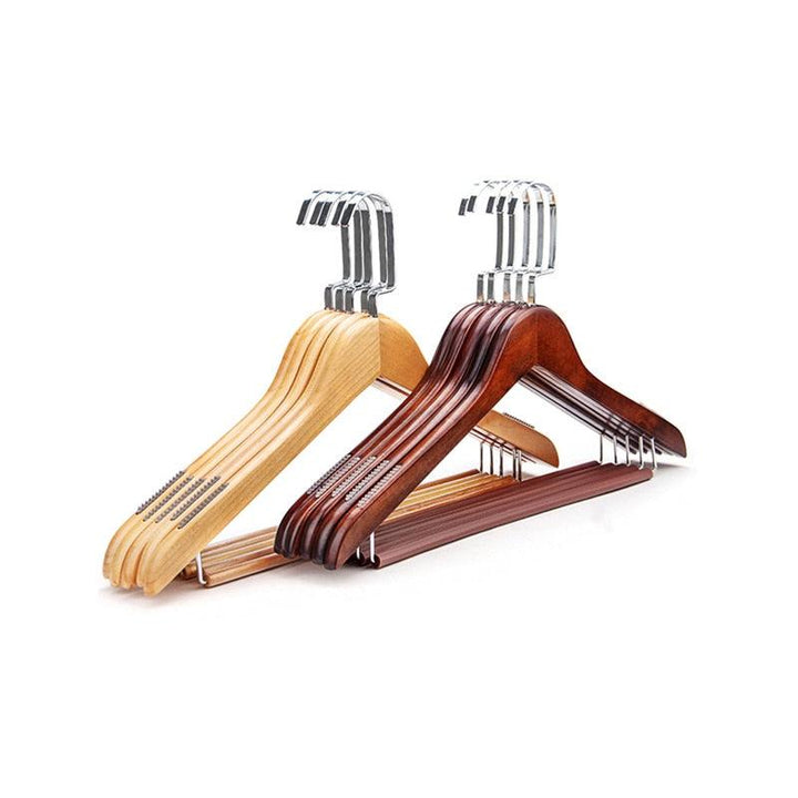 Lisslune | Rotating lotus wood hanger with non-slip swivel hook for ultimate closet organization