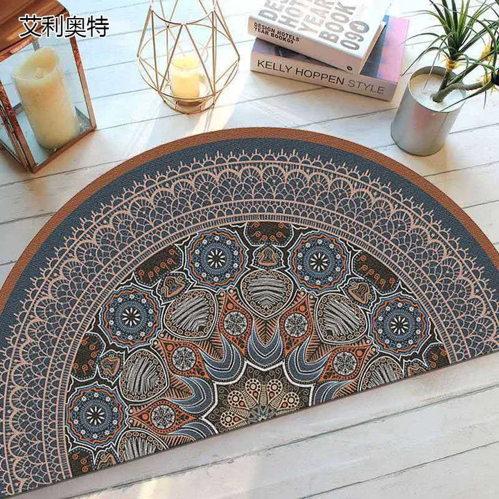 Lisslune | Bohemian non-slip semicircular doormat