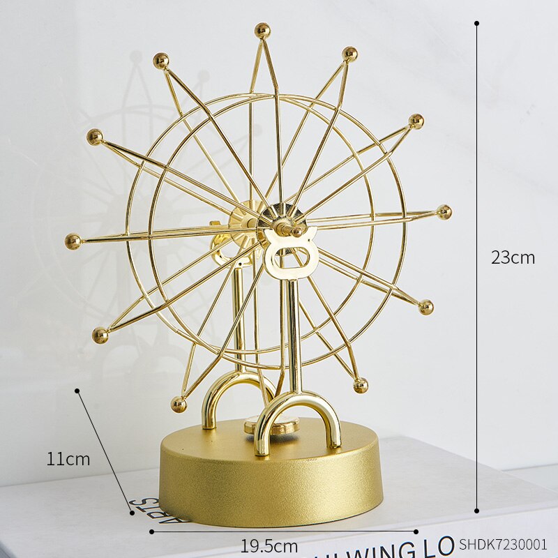 Lisslune | Modern Metal Rotating Home Office Decor