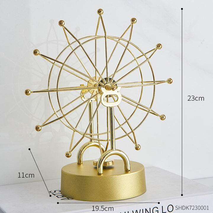 Lisslune | Modern Metal Rotating Home Office Decor