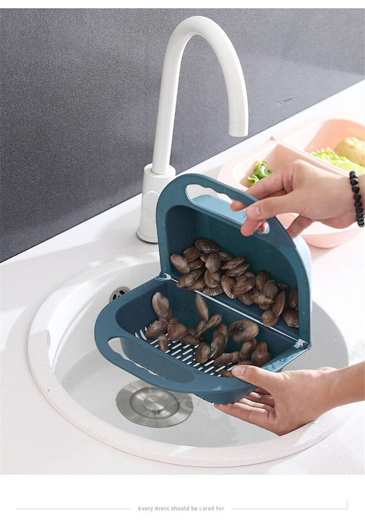 Lisslune | Collapsible Fruit Vegetable Drain Basket
