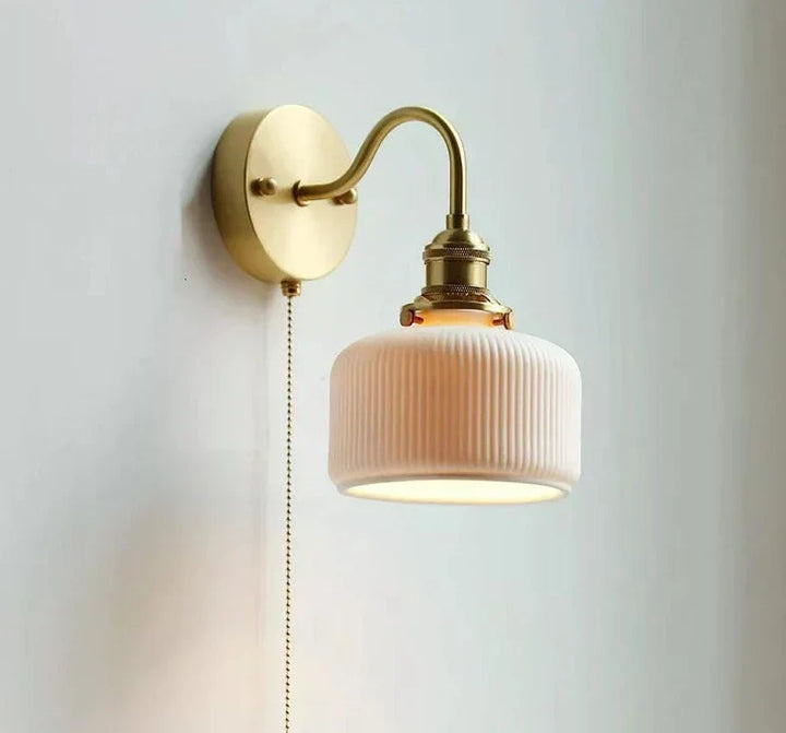 Lisslune | ScandiAura – Stylish Ceramic Wall Light with Nordic Design
