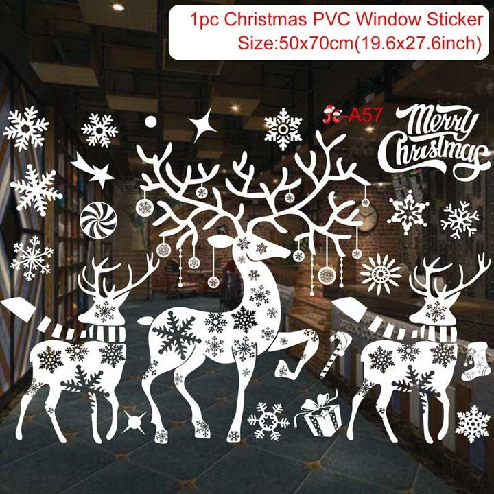 Lisslune | Festive Holiday Party Sticker Set: Christmas & New Year Wall and Window Decoration