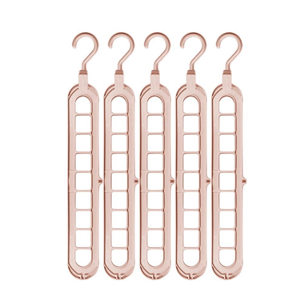 Lisslune | Chic circular 9-hole plastic closet organizer