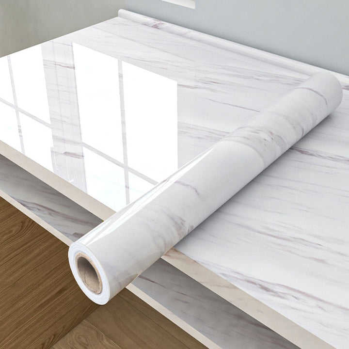 Lisslune | Marble Effect Self-adhesive Waterproof Wallpaper