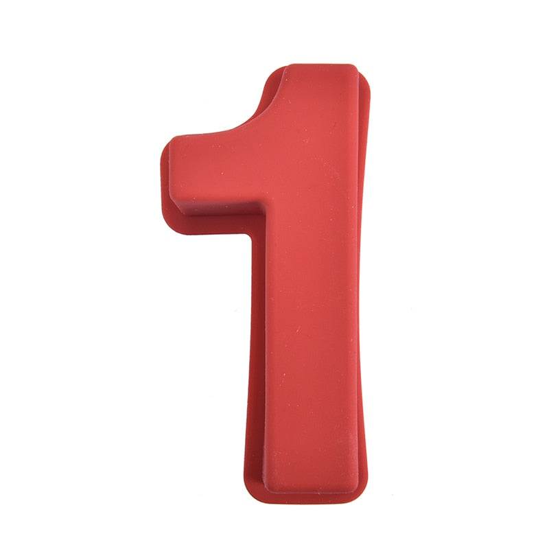 Lisslune | Silicone Number Cake Mold for Numbers 0-9
