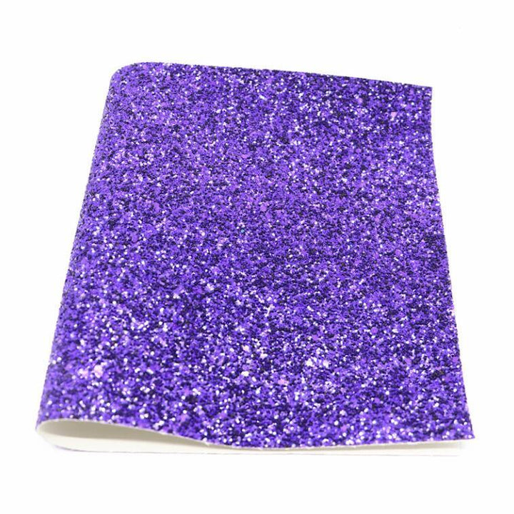 Lisslune | Glittery Synthetic Leather Craft Sheets for Creative DIY - 21CM x 29CM