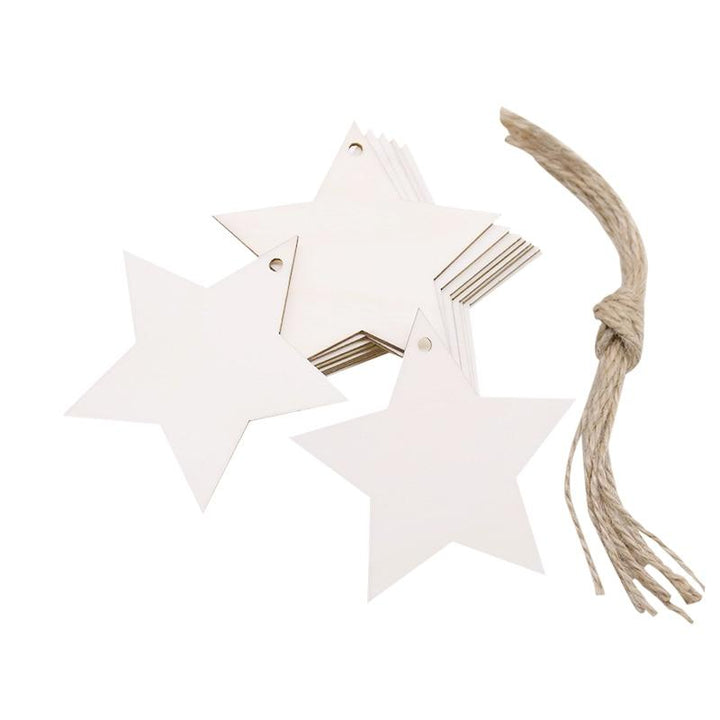 Lisslune | Wooden Christmas Tree Decorations (10 pieces)