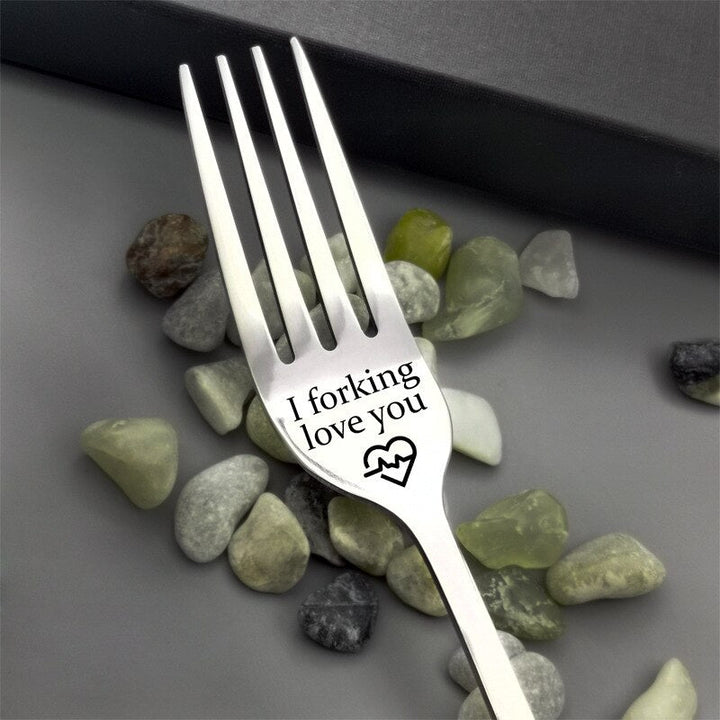 Lisslune | Romantic engraved fork