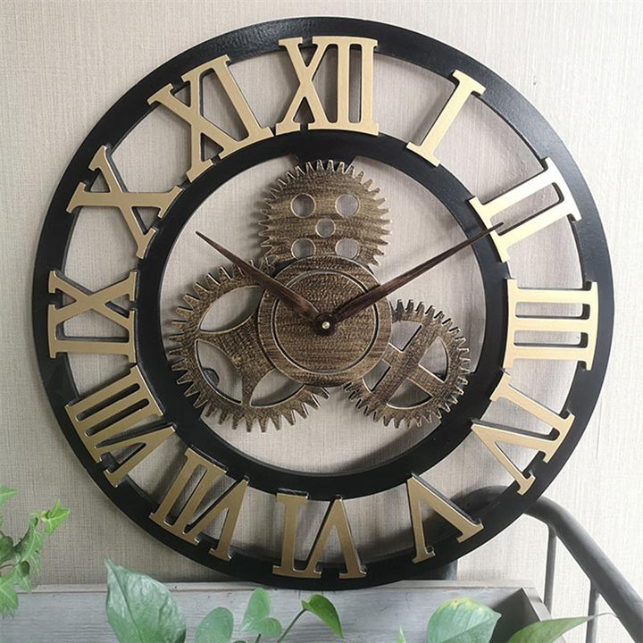 Lisslune | Handmade Oversized 3D Retro Decorative Wall Clock