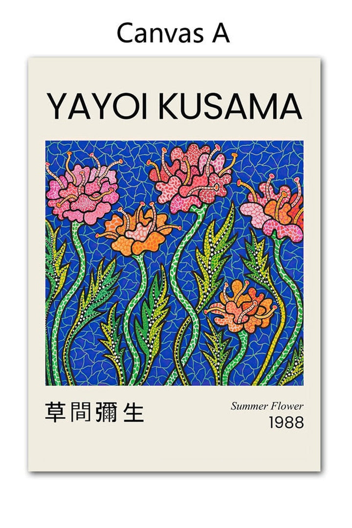 Lisslune | Kusama Artwork Canvas Poster