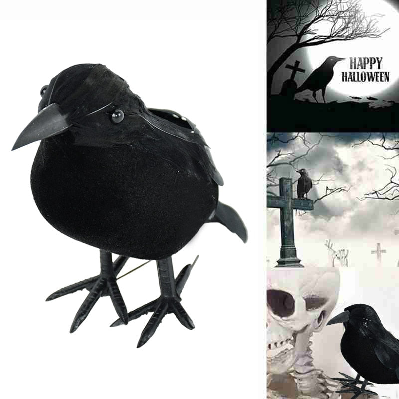 Lisslune | Black Crow Halloween Home Decor