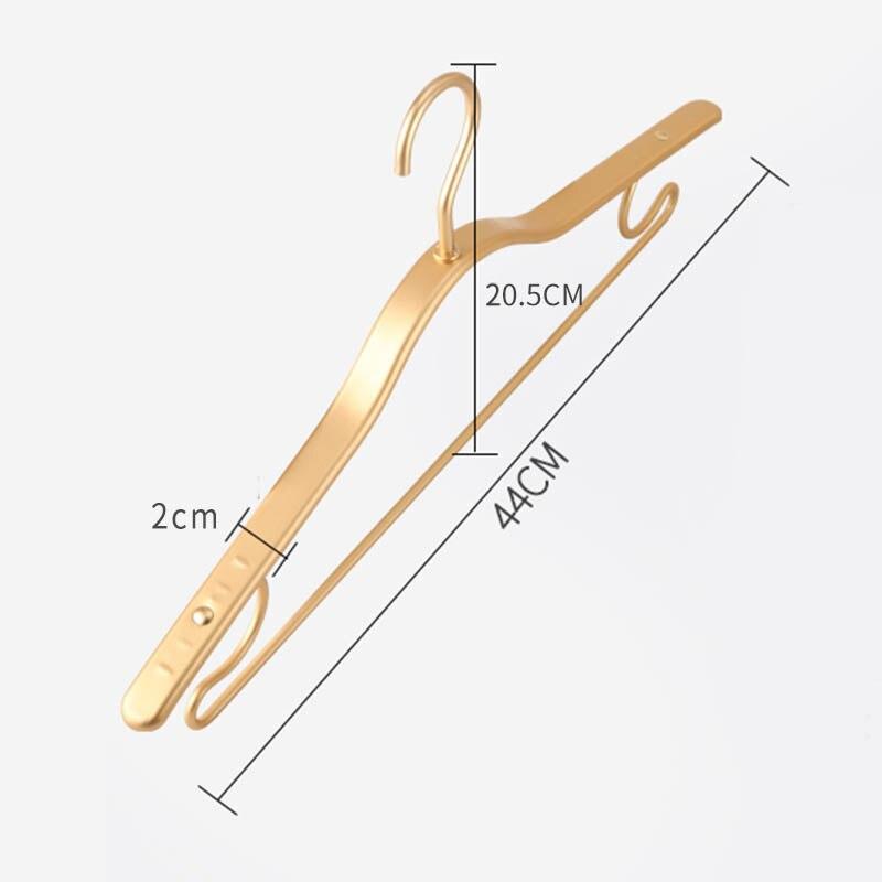 Lisslune | Stylish eco-friendly aluminum alloy non-slip hangers - 5-pack for premium dress management