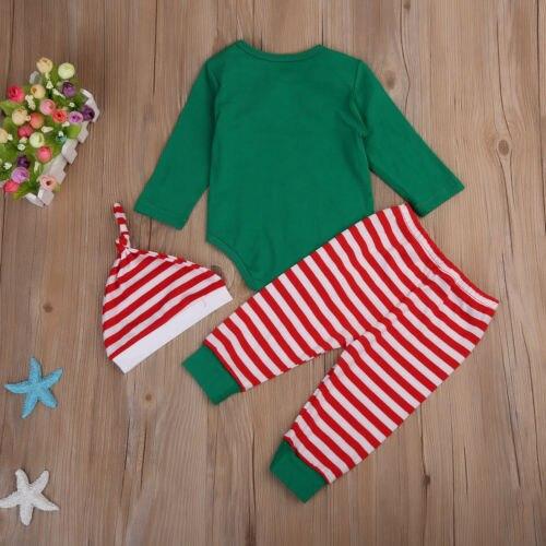 Lisslune | Christmas Elf 3-piece Set (Pants, Long Sleeve Bodysuit & Hat)