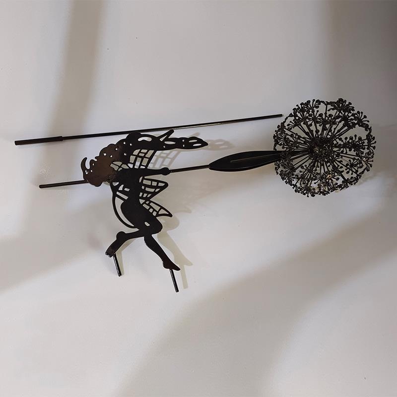 Lisslune | Fairies and Dandelions Dancing Together Sculpture for Outdoor Garden