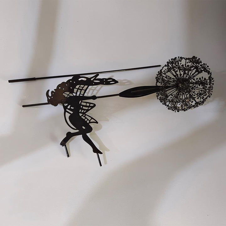 Lisslune | Fairies and Dandelions Dancing Together Sculpture for Outdoor Garden